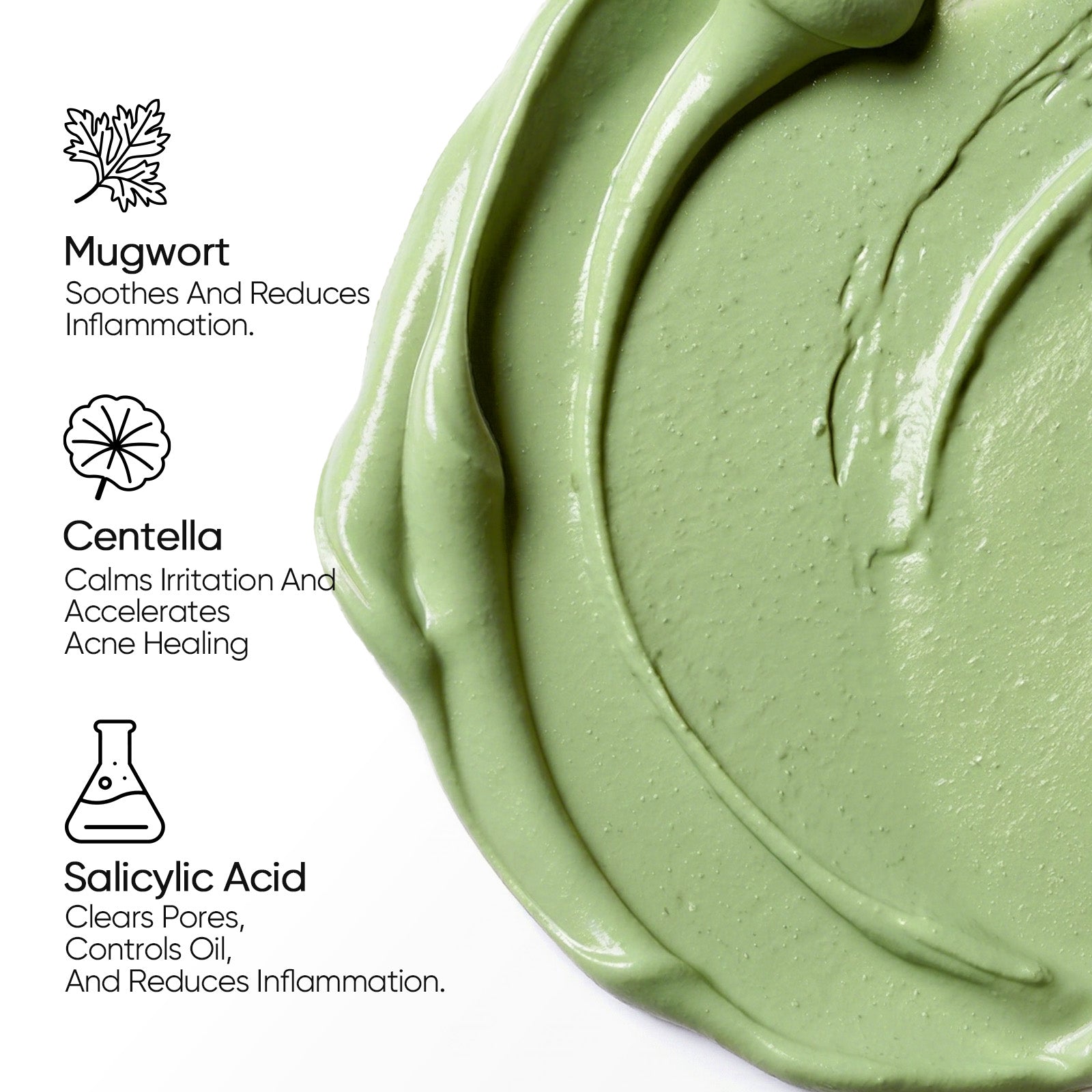 Mugwort Clay Mask & Peptide Lip Serum Set