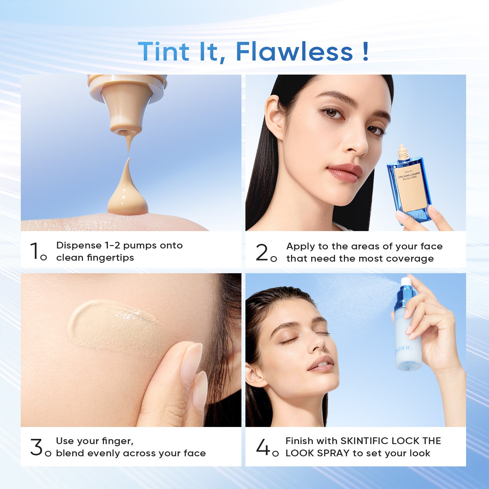 Hydrating Skin Tint and Glow Setting Spray Set