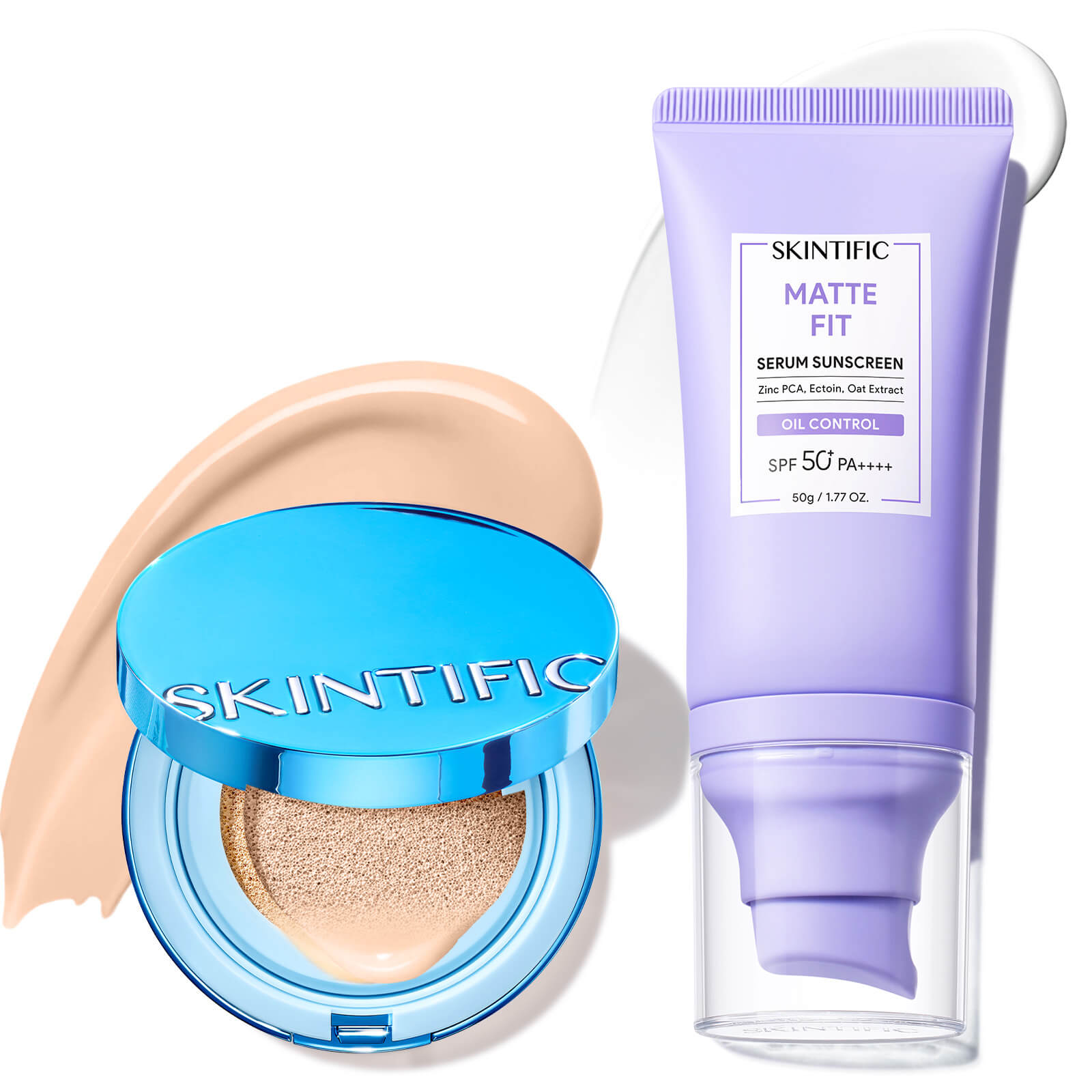 Matte Sunscreen and Velvet Cushion Set