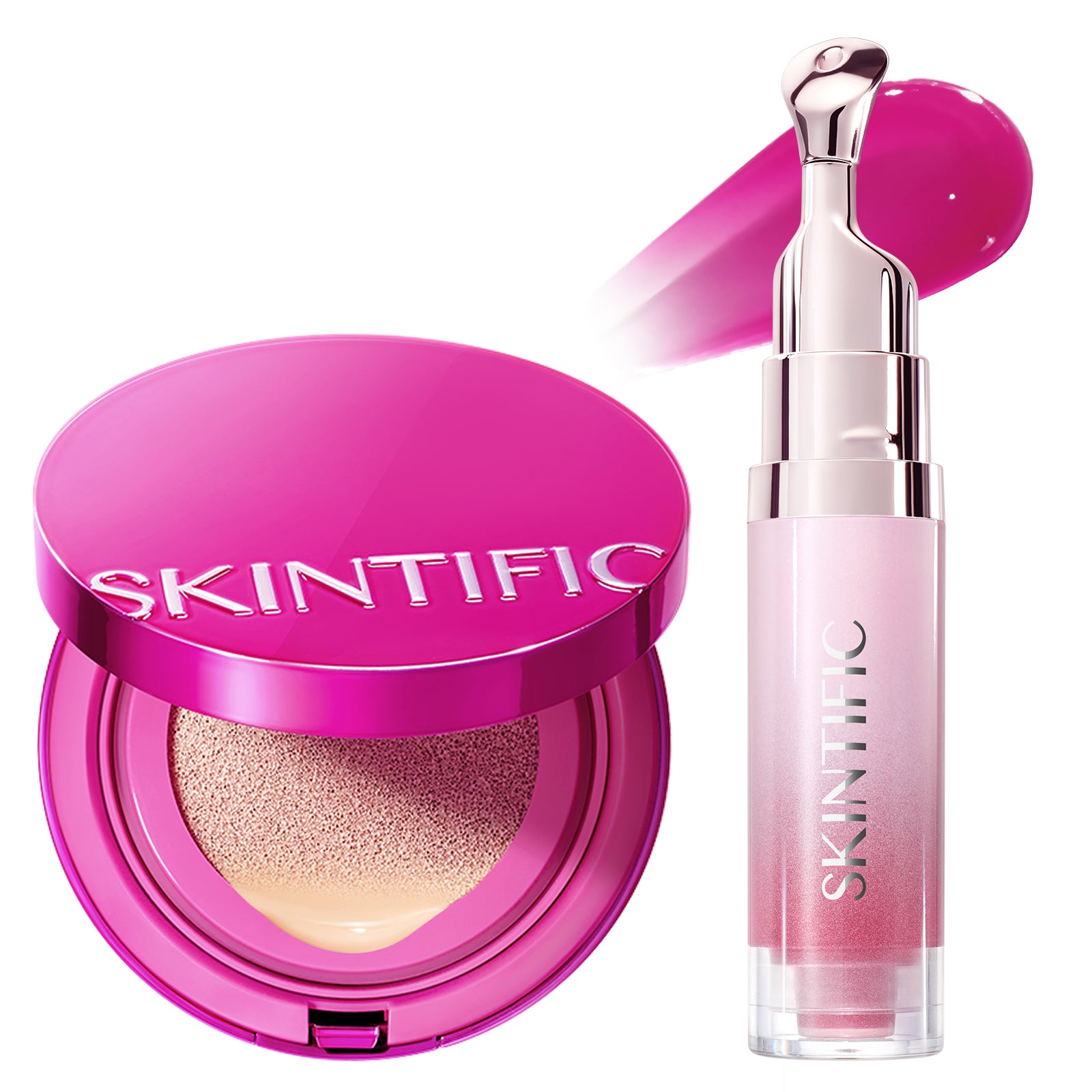 Glow Cushion & Peptide Lip Serum Set 2pcs