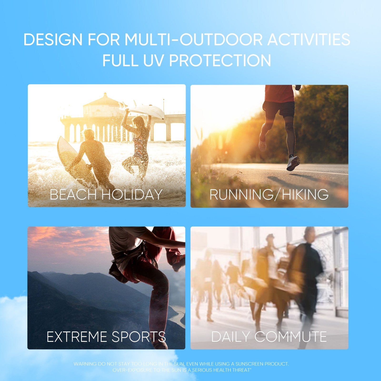 Outdoor Sun Spray SPF 50+ PA++++ Cooling Sunscreen for Face & Body