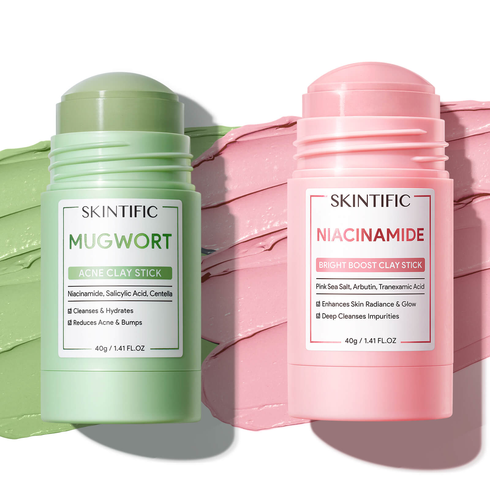 Clay Mask Stick Set for Acne Pores & Brightening