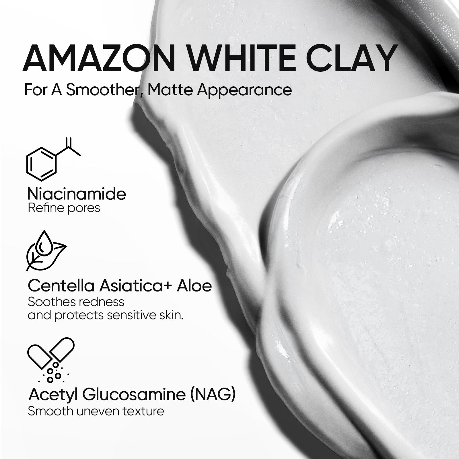 AMAZON WHITE CLAY PURIFYING CLAY STICK