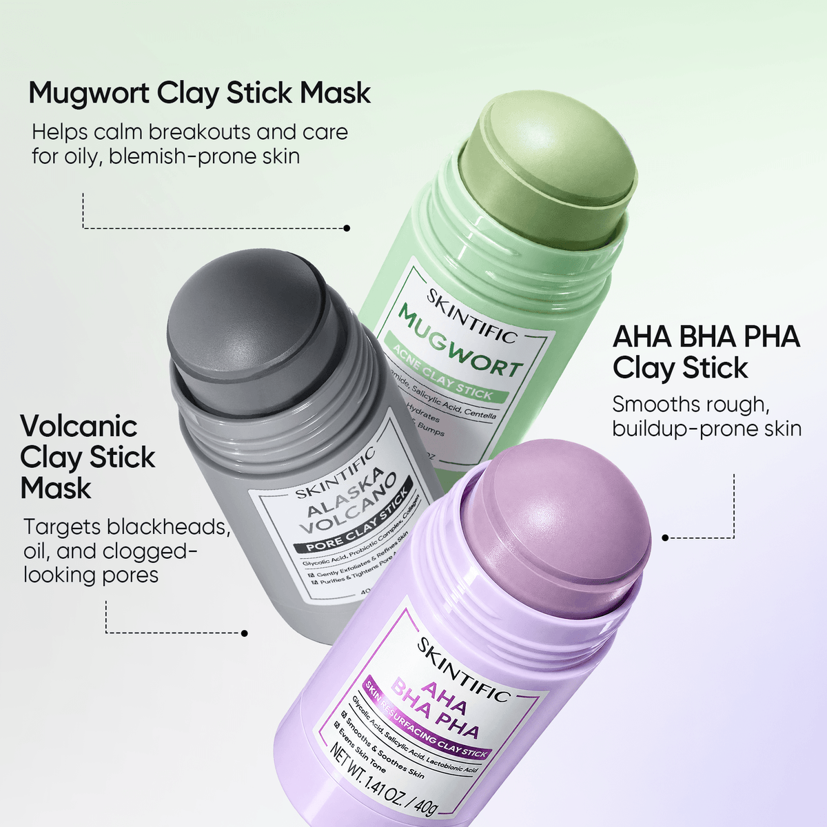 AHA BHA PHA 煥膚泥膜棒