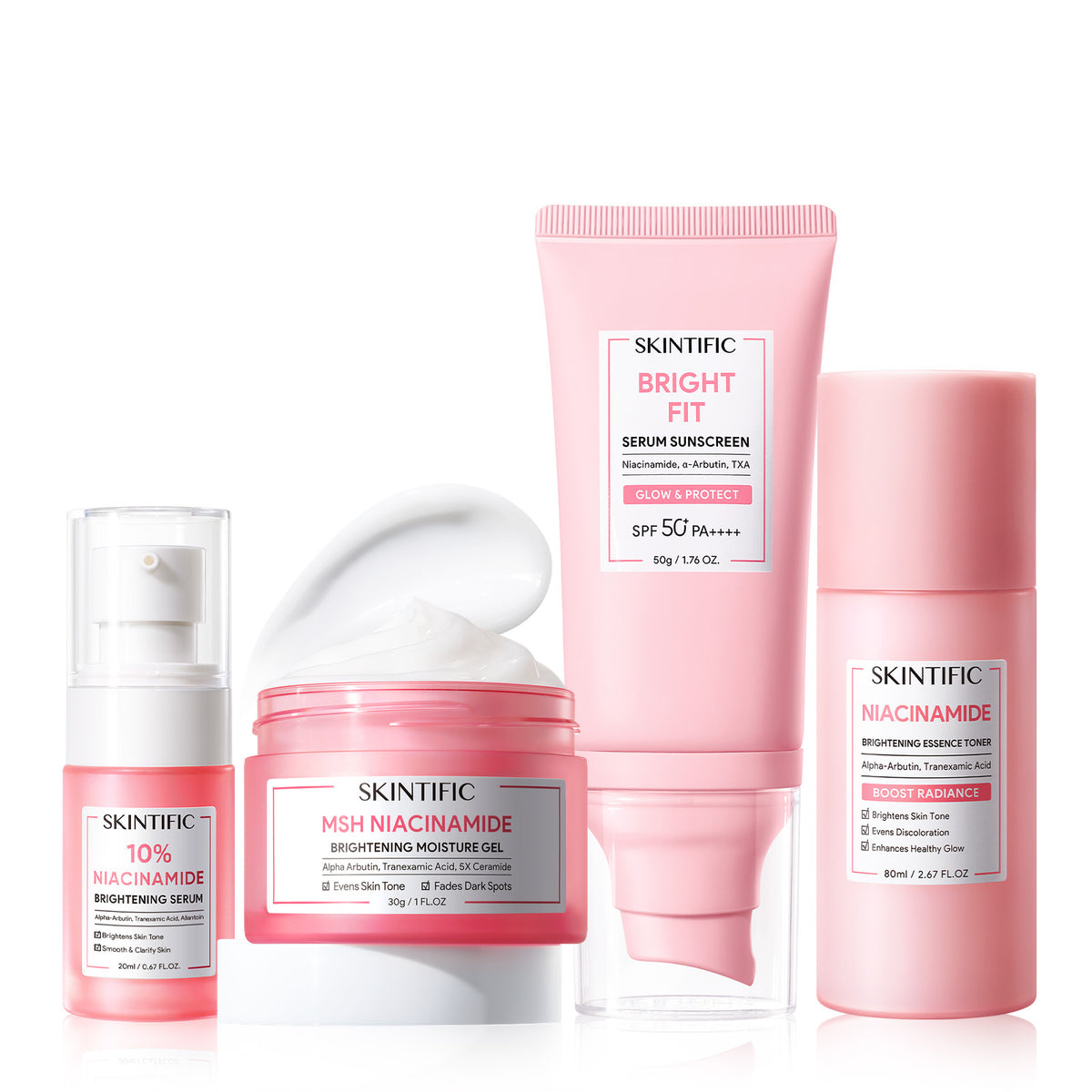 Daily Niacinamide Brightening Glow System Set