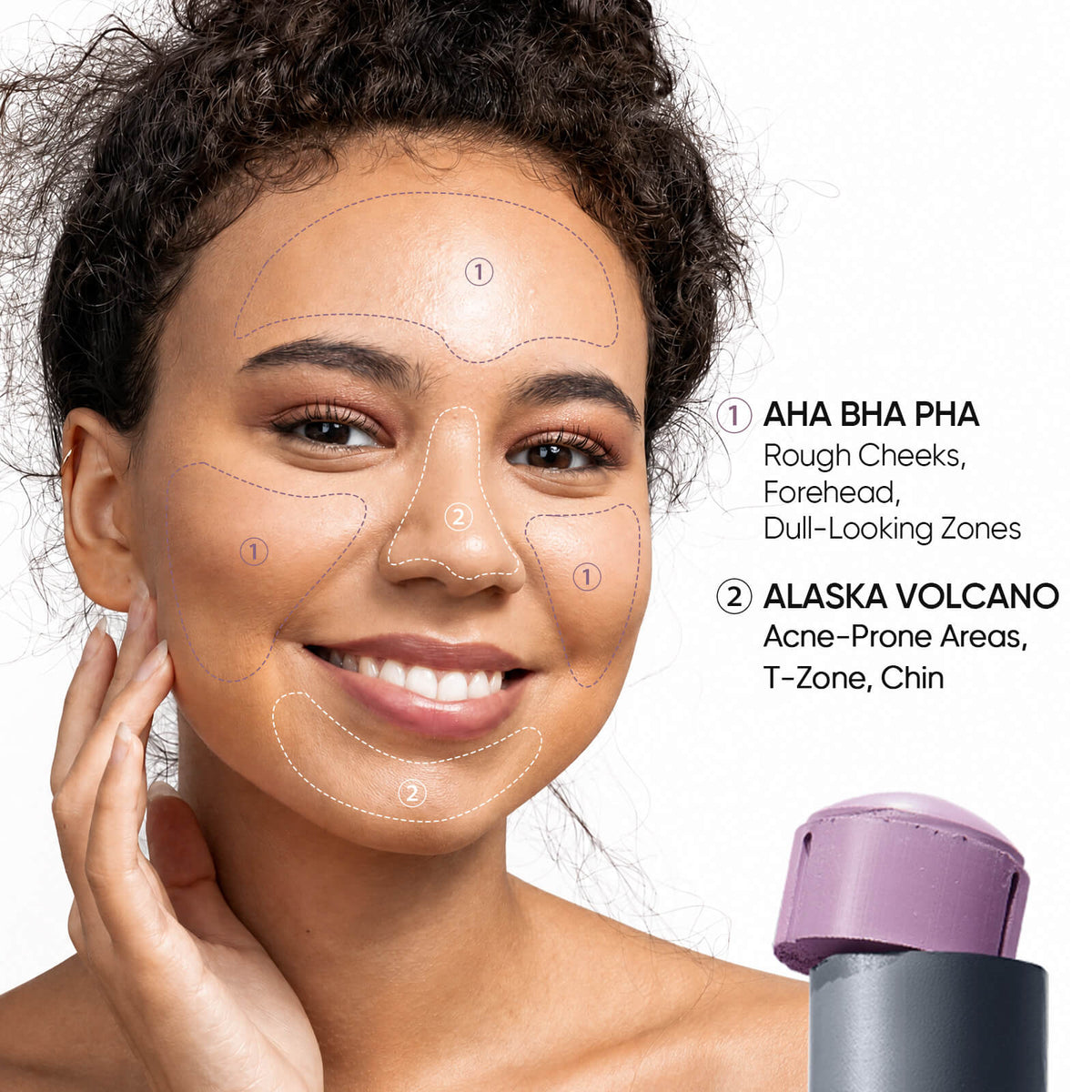 AHA BHA PHA Skin Resurfacing Clay Stick